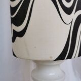 Vintage Dumler & Breiden Floor Lamp: German Pop Art Zebra Shade