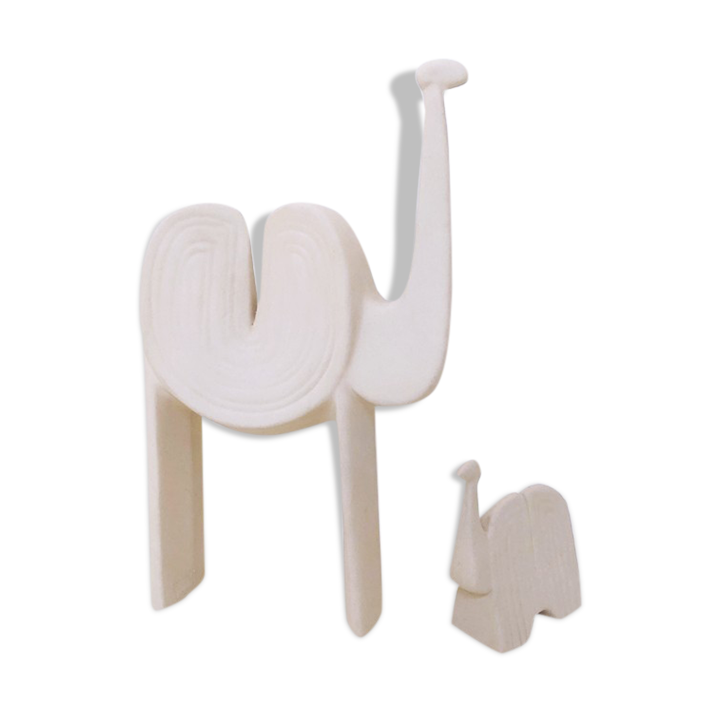 Italian ceramic camel duo, 1970