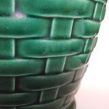 Ceramic pot cache Poët Laval basketry series