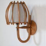 Rattan Wall Sconce (Pair)