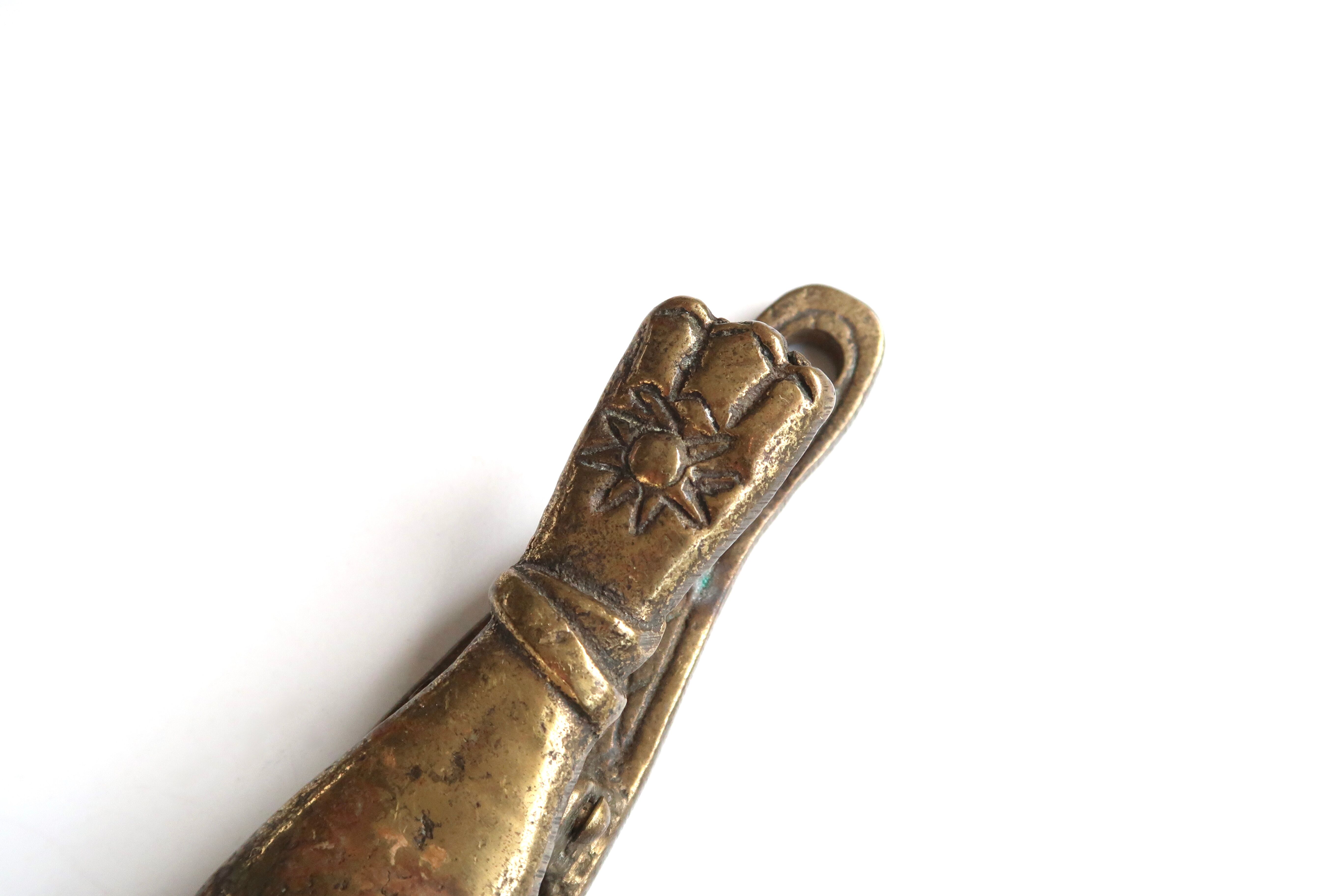 Brass hand press, 50s