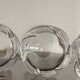 Crystal carafe and 4 glasses Daum France.