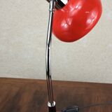 red vintage desk lamp