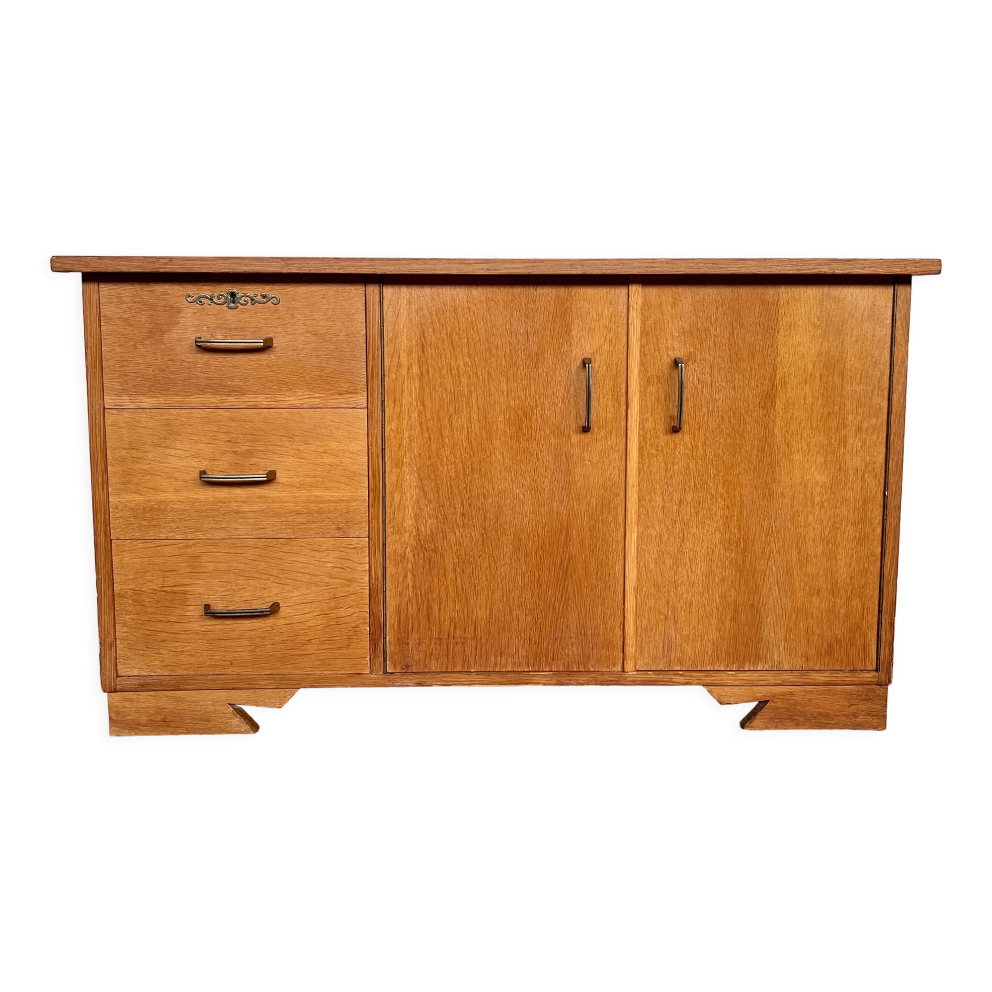 Vintage french modernist tv/hifi cabinet 1960