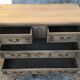 Louis XV style chest of drawers in stripped oak