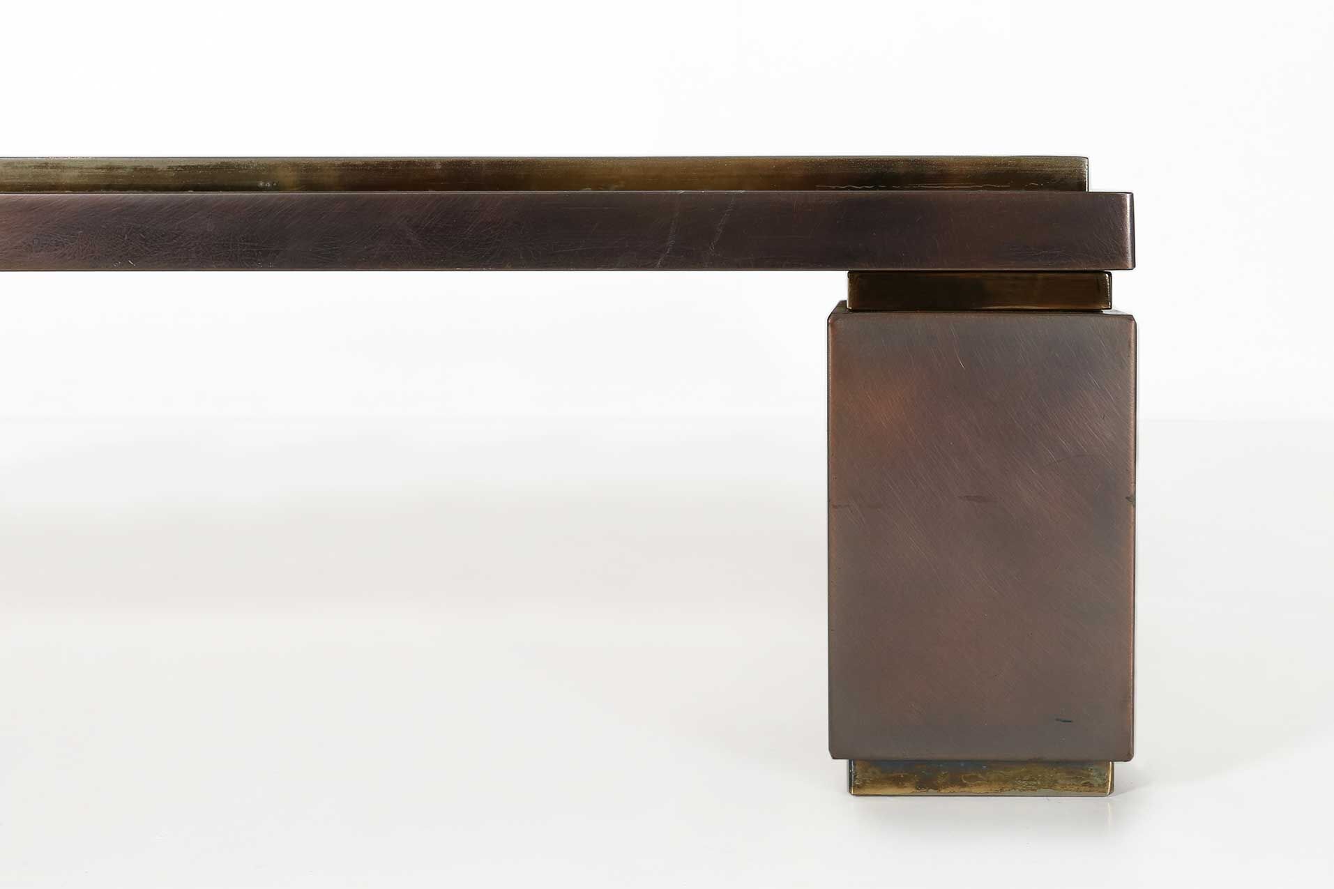 Travertine coffee table by Belgo Chrom