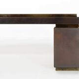 Travertine coffee table by Belgo Chrom