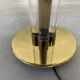 Vintage Hollywood Regency table lamp – brass and perspex