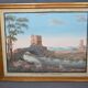Italian School of the 19th Century "The Salario Bridge" Titled Gouache