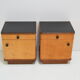 Pair of mid-century czechoslovakian  bedside tables,1960‘s.