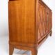 Art Deco oak buffet with crossbars, France, 1940s