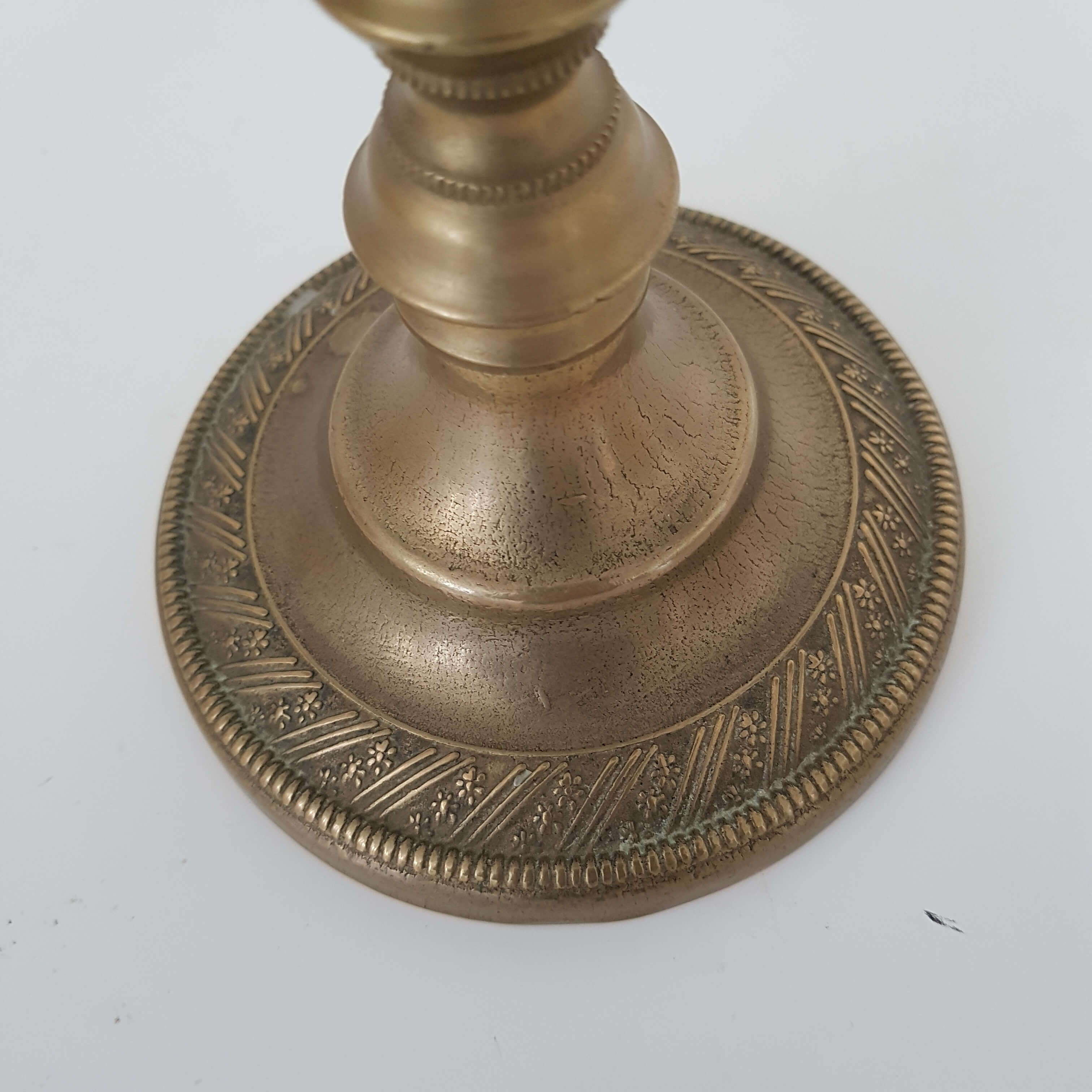 Old brass chandelier 3 branches