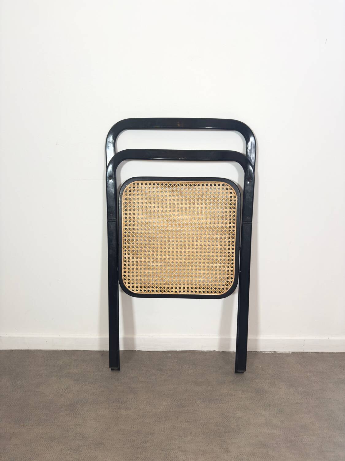 Giorgio Cattelan folding cane chair for Cidue