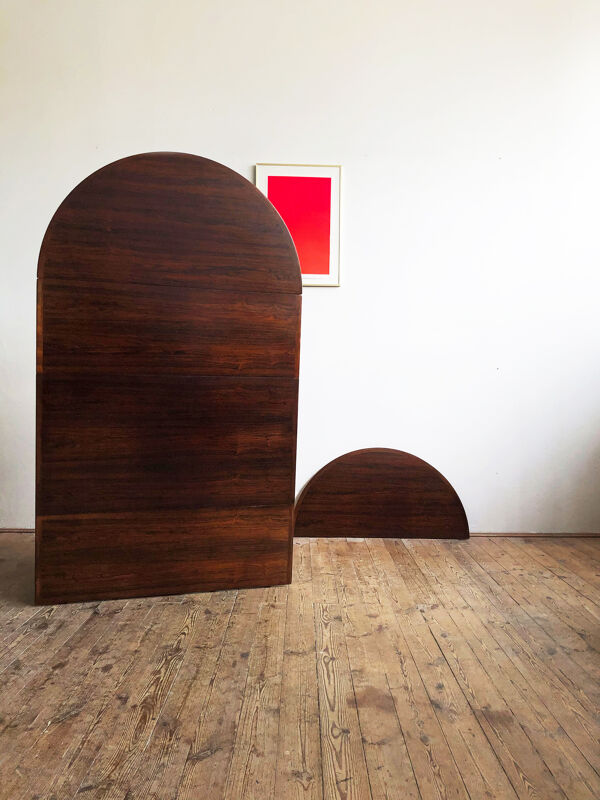 Table à manger extensible vintage en palissandre, modèle 227 par Arne Vodder pour Sibast