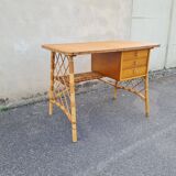 Louis Sognot rattan office 1960