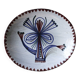 Ceramic plate with painted decoration - Jean Derval with the Atelier du Murier