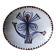 Ceramic plate with painted decoration - Jean Derval with the Atelier du Murier