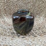 Vase in marbled glazed earthenware, Savoie