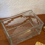 Art Deco biscuit box on a mirrored tray