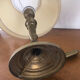 Lampe vintage pied en laiton