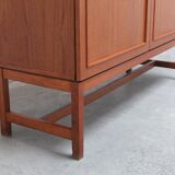 Decorative bar cabinet by Oswald Vermaercke for V-Form, 1966