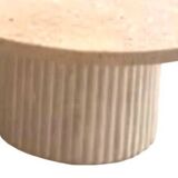 Travertine coffee table, stone table