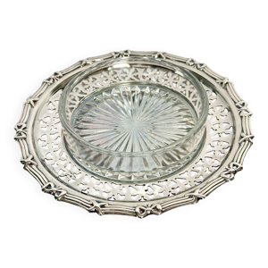 Ramequin en métal argenté