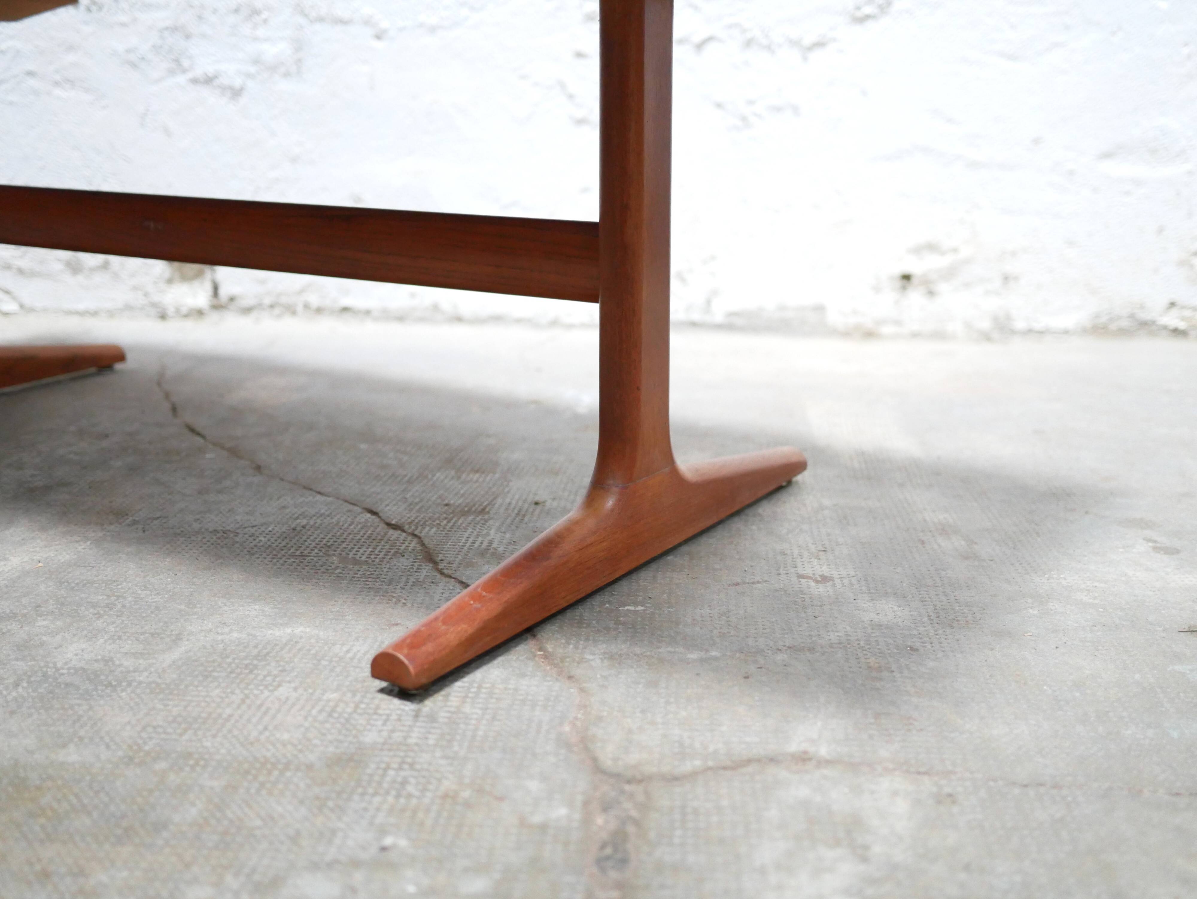 Vintage Scandinavian teak coffee table