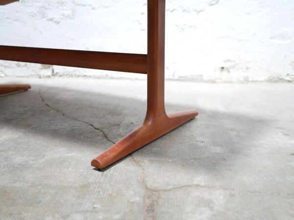 Table basse scandinave vintage en teck