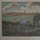 Lithograph by Henri Rivière, The Magic of the Hours - The Rainbow