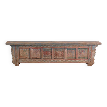 Old carved and polychrome enfilade in fir wood – China, circa 1930