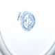 SARREGUEMINES FLORE Large Oval Platter with blue flower decoration U&C 36cm
