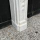 Louis XVI Style Fireplace in White Carrara Marble Circa 1880