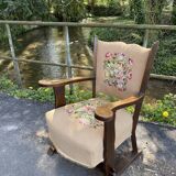Vintage armchair canvas canvas