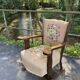Vintage armchair canvas canvas