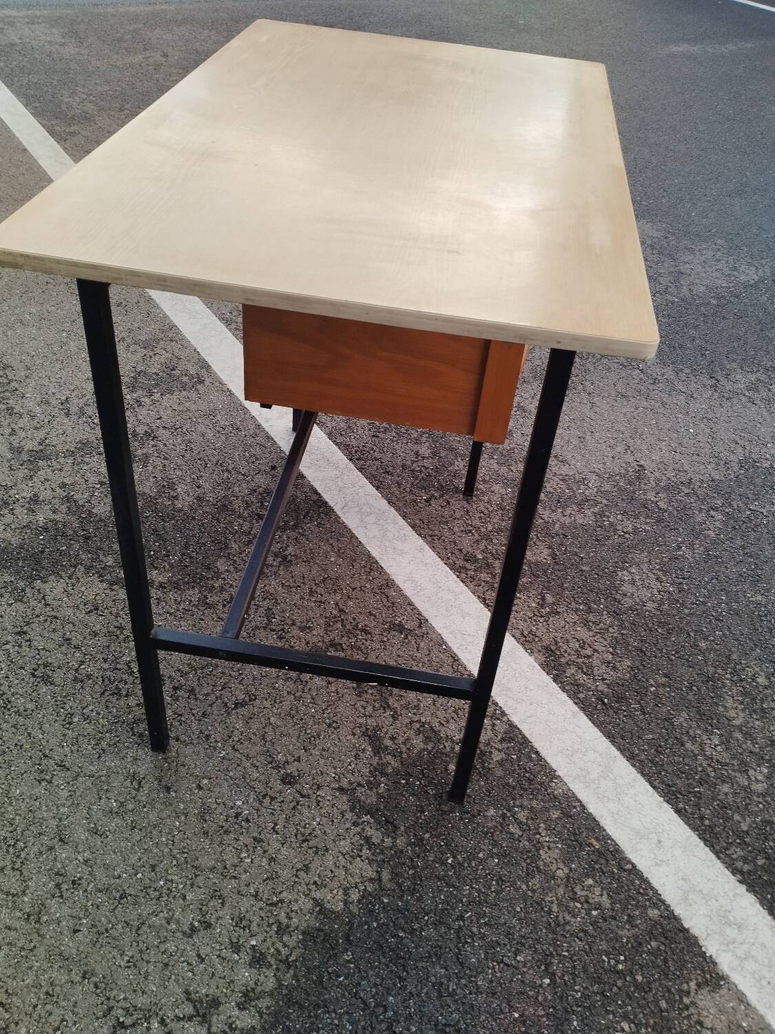 Vintage metal desk