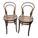 Paire de chaises style bistro