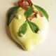Lemon Barbotine Plate – Yellow Green Bowl – Mediterranean Dish