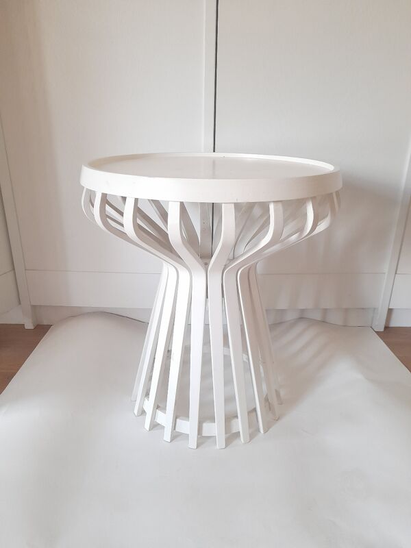 Table d'appoint en bois cintré Habitat 90s