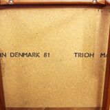 Set of 3 Scandinavian nesting tables Trioh Denmark