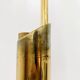 Adjustable 1970s Brass Floor Lamp by Florian Schulz