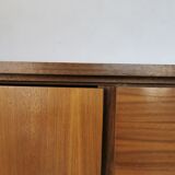 Vintage enfilade, walnut veneer 1970
