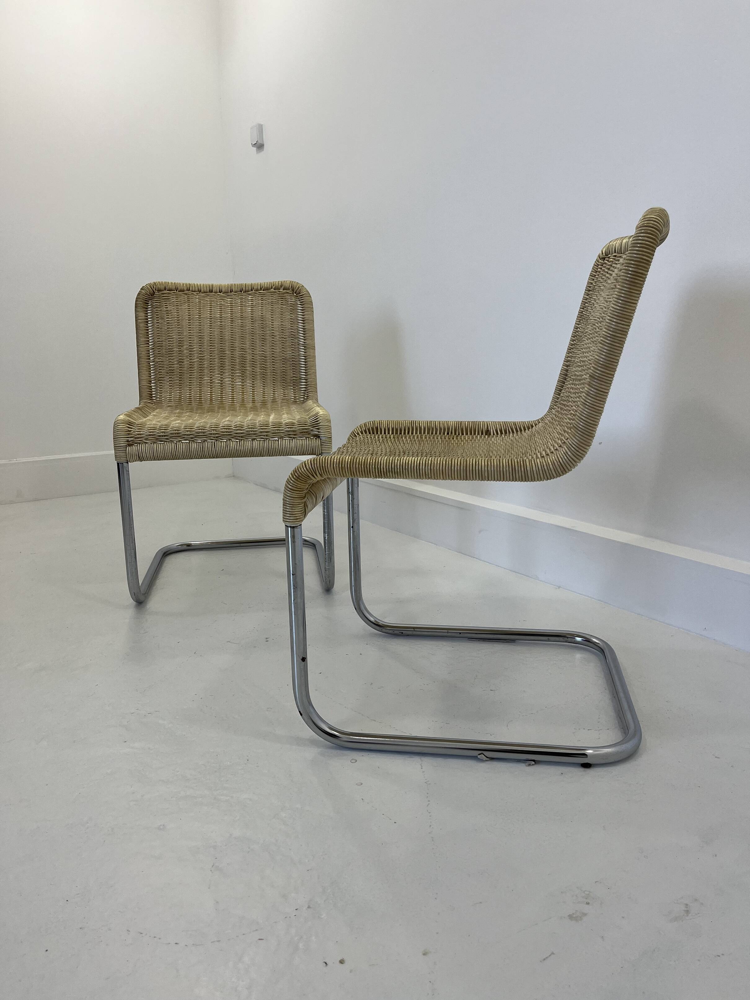 Set of Chairs by A. Lorenz for Tecta, Germany, 1970s