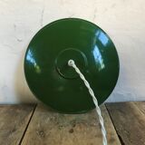 Suspension in green enamelled sheet metal