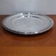 Very Pretty Set of 2 Round Silver-Plated Metal Dishes, Art Deco Orbrille