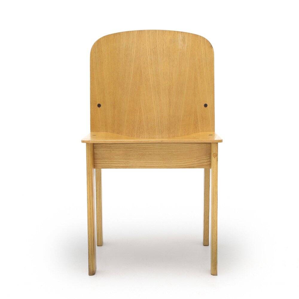 Wooden chair by Luca Meda for Longoni, 1970s