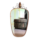 Golden Metal Rearview Mirror