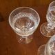 6 glasses of crystal white wine Saint Louis Trianon h 9.8 cm