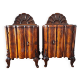 Pair of Italian Art Deco bedside tables