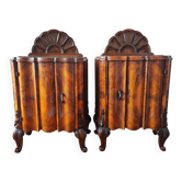 Pair of Italian Art Deco bedside tables